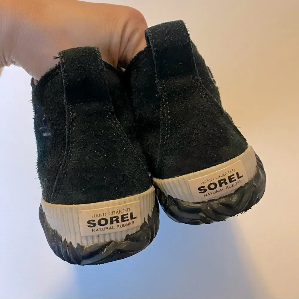 Sorel Out N About Conqest Boots Lace Up Waterproof Suede unisex youth 2